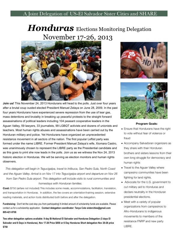 Honduras elections delegation flyer-1