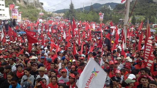 LIBRE takes to the streets after elections