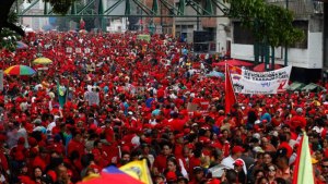 On Monday Dec 15, Venezuelans march to reject US Intervention. 